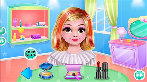 Fun Girl Care And Makeover Kids Games Play Hair Salon And Learn Colors