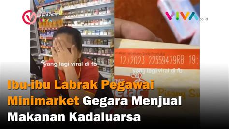 Viral Seorang Ibu Labrak Pegawai Minimarket Gegara Menjual Makanan