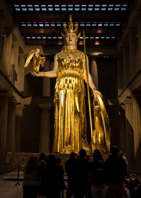 Statue of Athena, The Parthenon, Nashville 10/25/18 | Parthenon, Athena ...