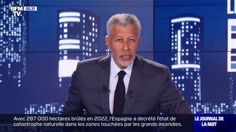 BFMTV Début le journal de la nuit Rachid M Barki mardi 23 août