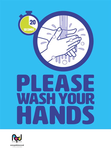 Please Wash Your Hands Pod Posters On Demand