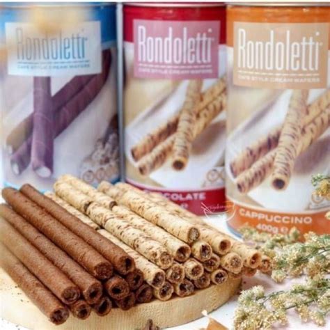 Jual Rondoletti Wafer Stick Roll 400gr 1 Dus Isi 12 Shopee Indonesia