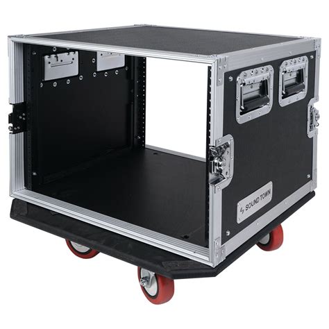 Sound Town U Rack Case Space With Depth Plywood Metal Corners