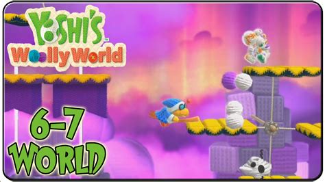 Yoshis Woolly World 100 Walkthrough World 6 7 Kameks Last Ditch Fly By Youtube