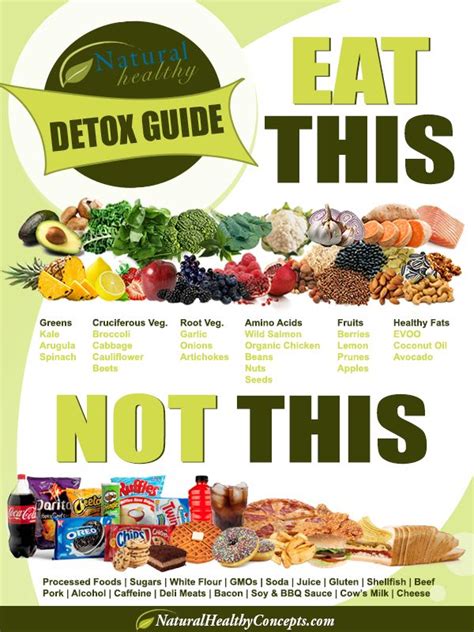 Detox Guide Day 1 Your Detoxification Food Plan Healthy Concepts