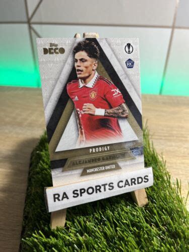 Topps Deco Alejandro Garnacho Manchester United Rookie Card Rc