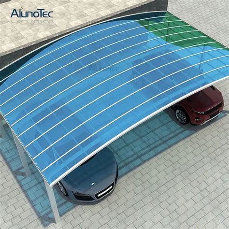 Alunotec Stable Modern Designs Polycarbonate Roofs Metal Carport Garage