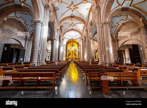 Cathedral Basilica Of Zacatecas Unesco Site Zacatecas Mexico Stock