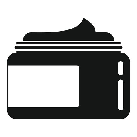 Cream Jar Icon Simple Style Vector Art At Vecteezy