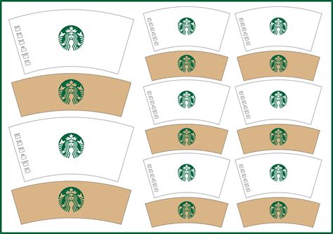 Printable Starbucks Cup Label