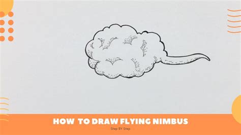 How To Draw Flying Nimbus Easy Dragon Ball Youtube