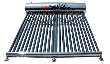 Calentador Solar AQUASOL 24 Tubos Gravedad 290 LITROS Greensaver