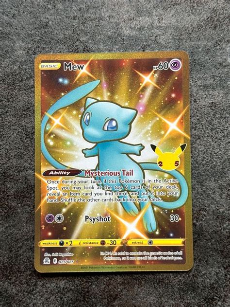 Mew Gold Pok Mon Celebrations Kaufen Auf Ricardo