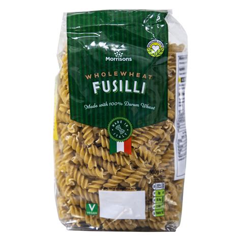 Morrisons Whole Wheat Fusilli 500 G Online At Best Price Pasta Lulu Kuwait Price In Uae