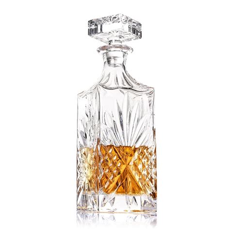 Crystal Whiskey Decanter 100 Lead Free 28oz750ml Diamond Decanter