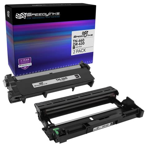 Speedy Inks Compatible Toner Cartridge And Drum Unit Replacement For Brother Tn660 And Dr630 High