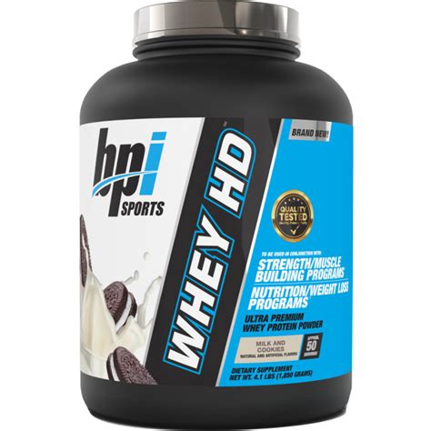 Bpi Sports Whey Hd Ultra Premium Protein Powder Lbs