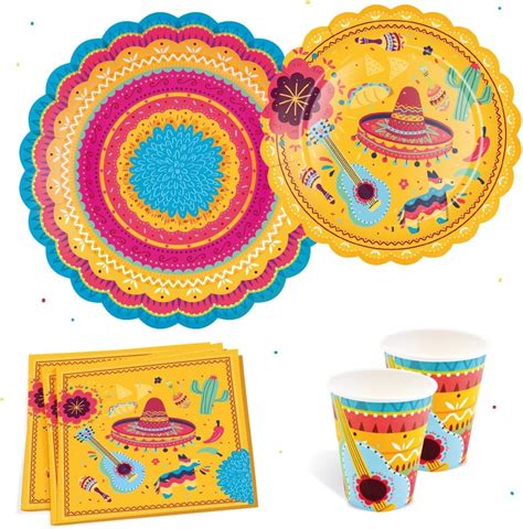 Unique Mexican Fiesta Party Decorations Bundle Fiesta Plates And Napkins For