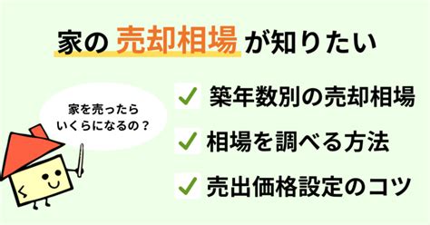 【2025年1月】家の最新売却相場は？築年数・エリア・購入価格から調べよう「イエウール（家を売る）」