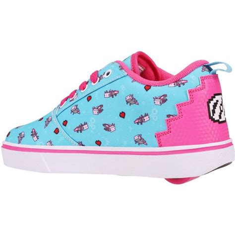 Heelys X Minecraft Pro 20 Aqua Pink Black