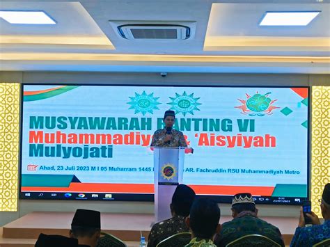 Pimpinan Ranting Muhammadiyah Dan Aisyiyah Mulyojati Sukses Gelar