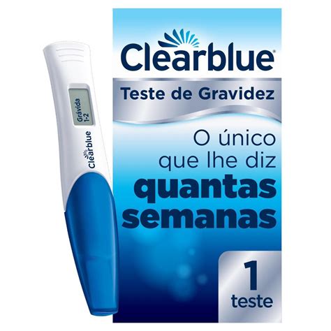 Teste De Gravidez Clearblue Indicador De Semanas 1 Unidade Panvel Farmácias