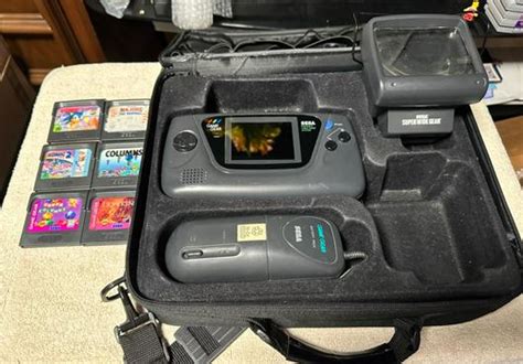 Sega Game Gear Handheld Item Box And Manual Sega Game Gear