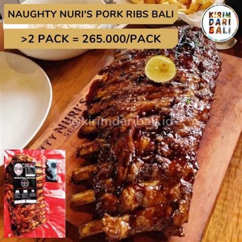 Jual Naughty Nuris Pork Ribs Bali Vacuum Gr Frozen Food Bali