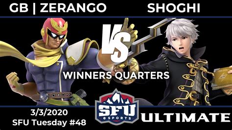 Sfu Tuesday Gb Zerango Captain Falcon Vs Shoghi Robin Ike