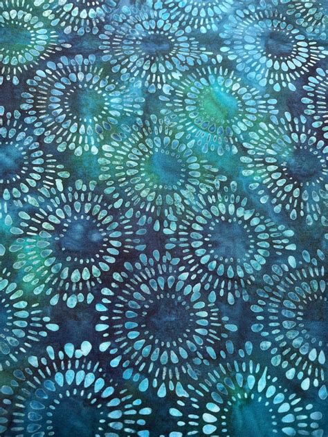 Batik Moodscapes Robert Kaufman Teal Artisan Batiks Fabric Etsy