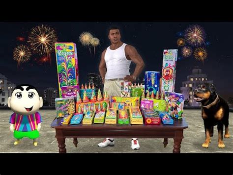 Franklin Shinchan Celebrate Diwali In Gta Youtube