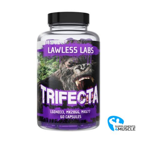 Lawless Trifecta SARM Stack 60 Caps Supplementen S4M Supplements 4