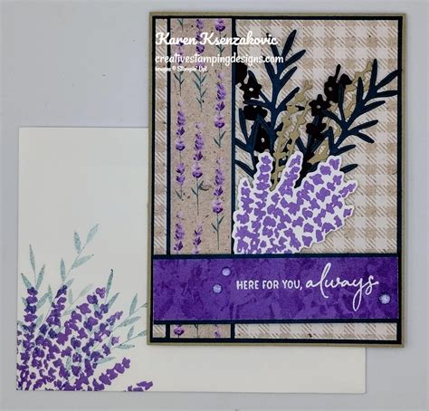 Stampin Up Painted Lavender For The Happy Inkin Thursday Blog Hop