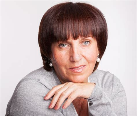 Smiling Mature Woman Stock Image Image Of Mature Female