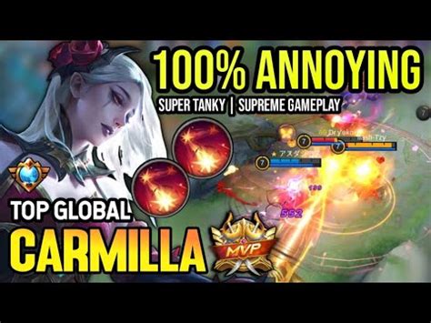 CARMILLA BEST BUILD 2023 TOP GLOBAL CARMILLA GAMEPLAY MOBILE