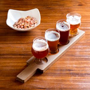 Amazon Mygift Craft Beer Flight Boards With Glasses Piece Beer