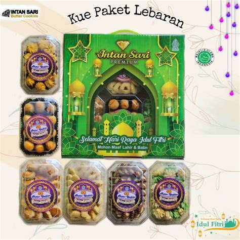 Jual Intan Sari Premium Kue Kering Paket Hampers Lebaran Idul Fitri