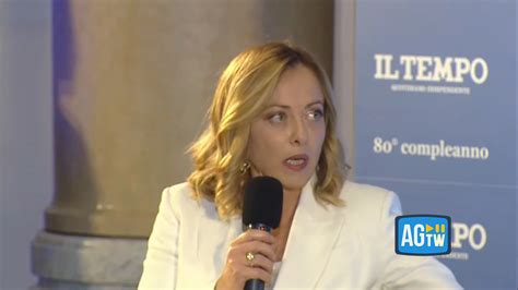 L Intervista A Giorgia Meloni Oggi In Diretta La Premier Meloni