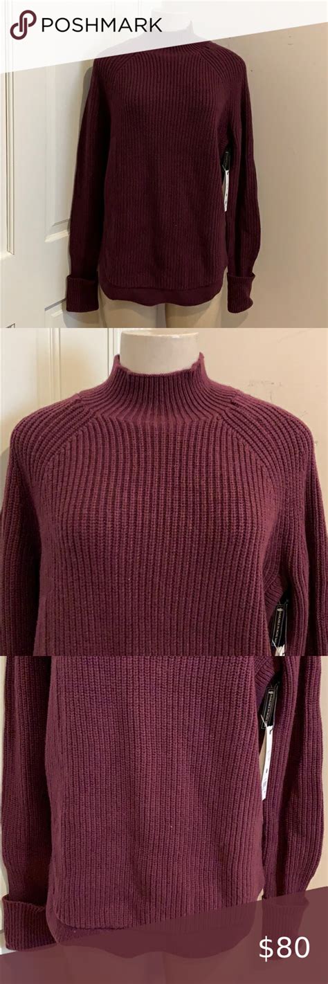 New Treasure Bond Long Sweater Burgundy Size M Burgundy Sweater Long