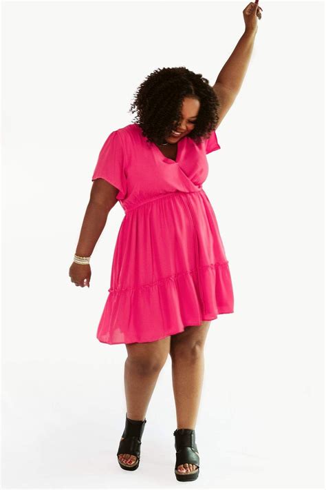 Plus Size Boutique Dresses Pink Plus Size Dresses Hot Pink Dresses Flirty Dresses Trendy