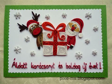 Papírvilág Christmas Card Karácsonyi üdvözlet