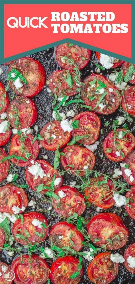 These Roasted Tomatoes With Thyme And Feta Are Hands Down The Best I Ve