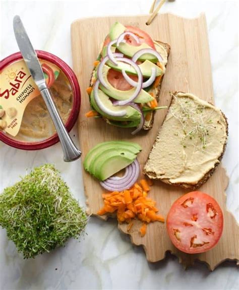 The Ultimate Hummus And Veggie Sandwich — Bless This Mess