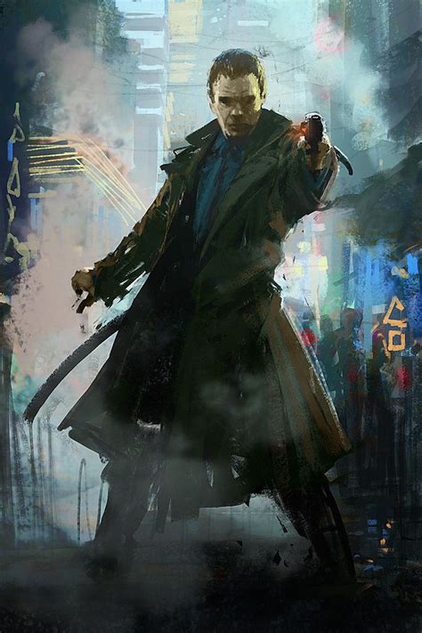 Blade Runner Sketch By Jan Ditlev Blade Runner Art Blade Runner