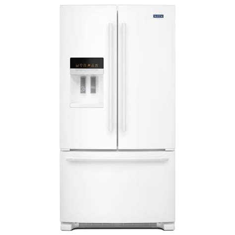 Maytag 247 Cu Ft French Door Refrigerator With Ice Maker White