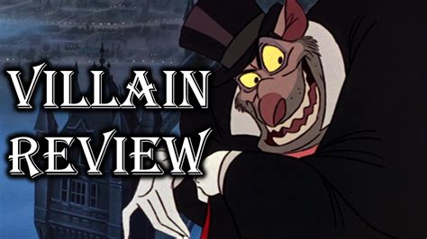 Professor Ratigan The Great Mouse Detective Villain Review 92