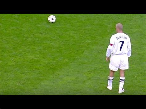 David Beckham S Free Kick Against Greece Youtube In David