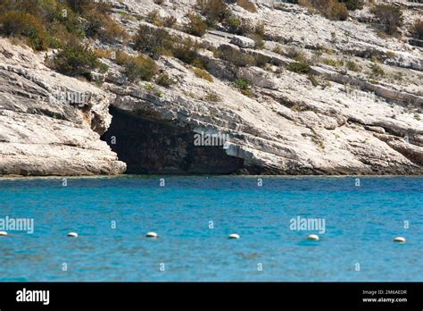 Sea Cave On The Rocky Coast Stock Photo Alamy
