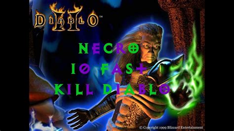 Diablo Resurrected Fastrun Diablo Kill Necromante Evocazioni