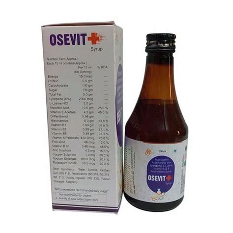 Osevit Plus Multivitamin Multimineral Lycopene L Lysine Vitamin B